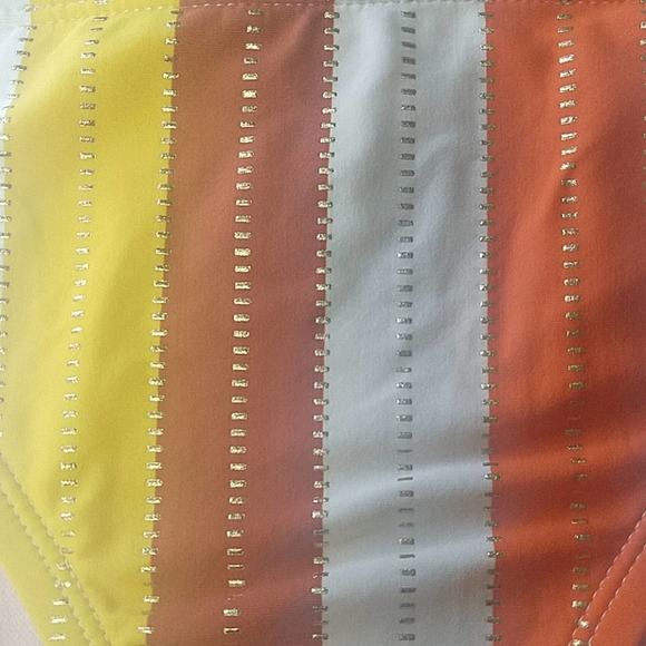 Gibson Latimer Nostalgia Stripe Bikini Bottom XL - Picture 3 of 9